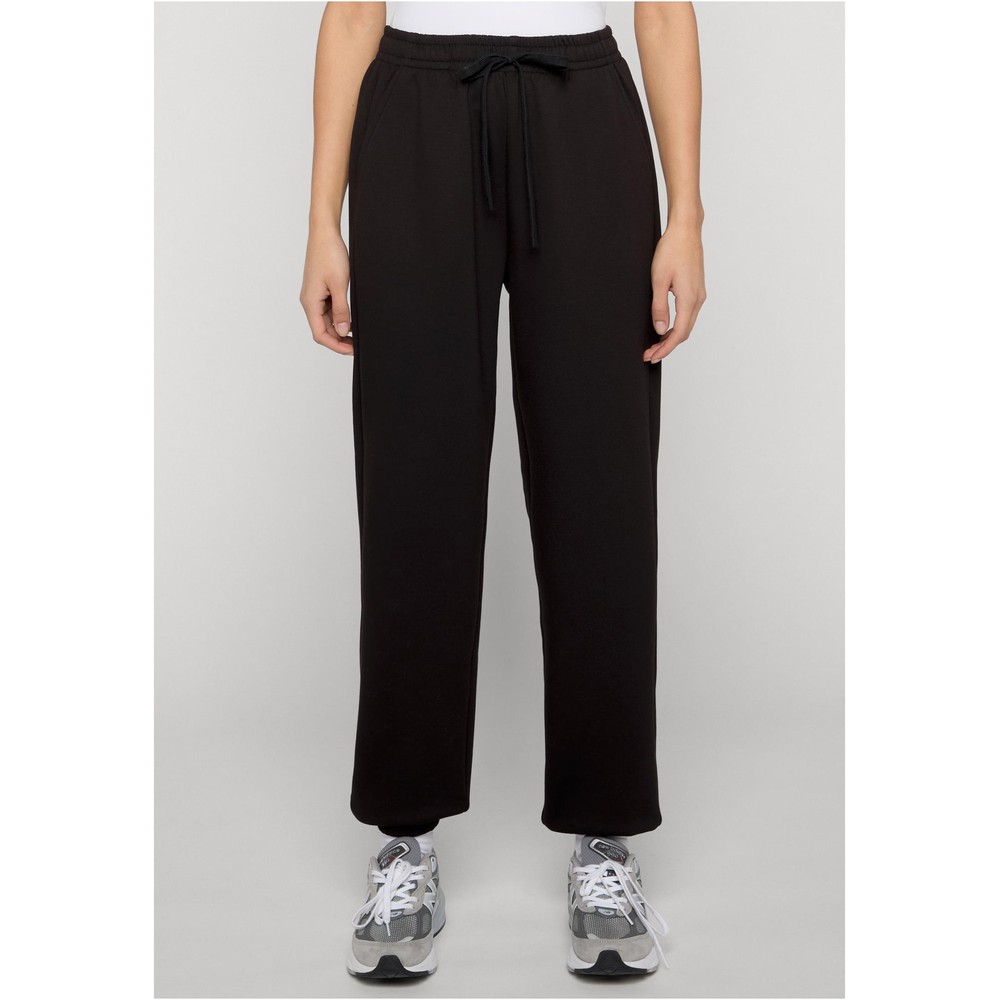 Urban Classics - Slim Fit Scuba Dames joggingbroek - Zwart